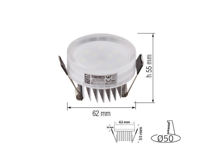 Светодиодный светильник   VALERIA-5  5W