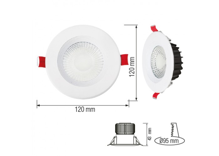 Світлодіодний світильник  VANESSA-10 10W 6400K