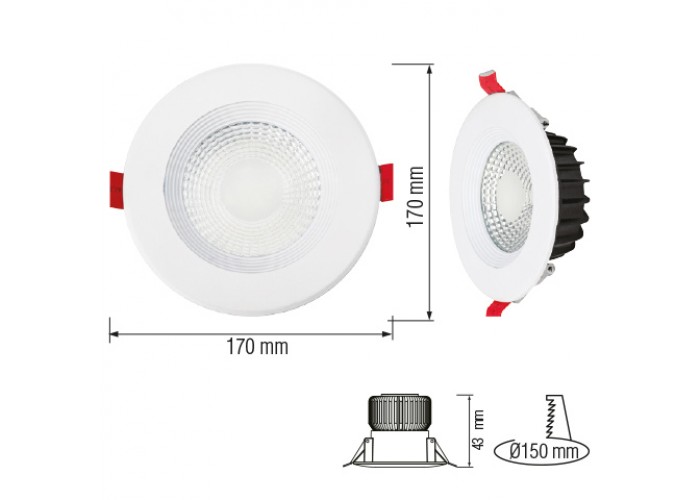 Світлодіодний світильник  VANESSA-15 15W 6400K