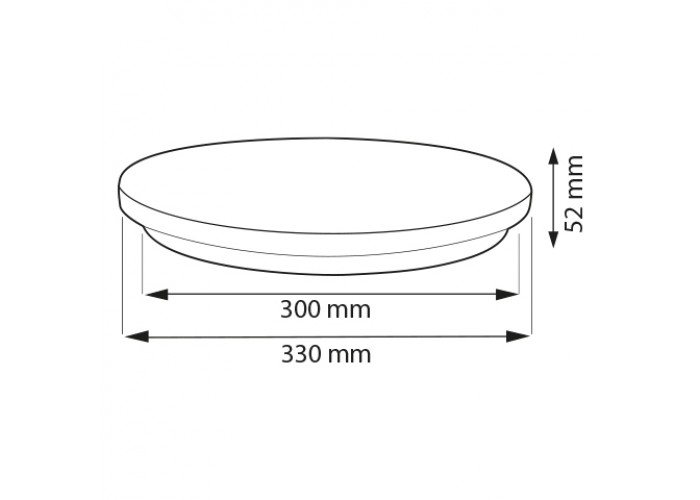 Светодиодный светильник ELECTRON-24 24W 6400k